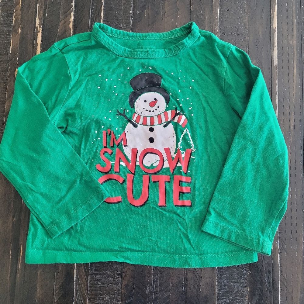 Christmas Graphic T-shirt Size 18M